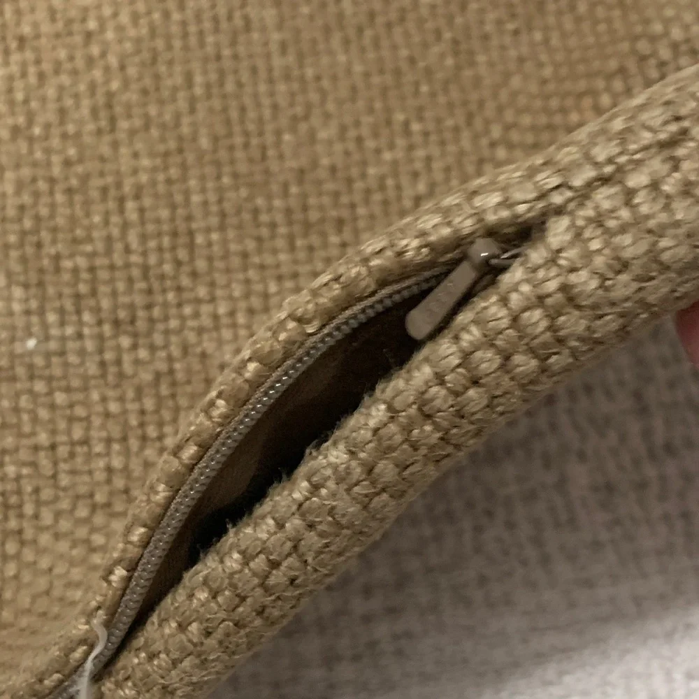 Restoration Hardware brown linen Accent Pillow cover - Picture 6 of 7